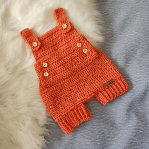 Baby Dungerees short with button